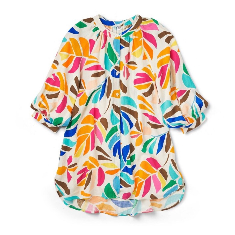 Women's Botanical Print Cover Up
Shirtdress - Tabitha Brown for Target - L